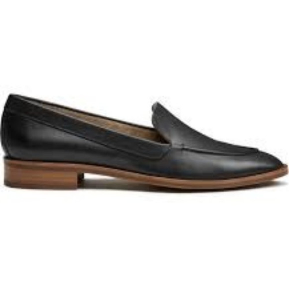 NEW Aerosoles Womens Size‎ 6 Black Leather East Side Slip On Loafers Flats Shoes